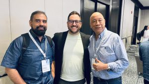 David Pinto, Rolando Castañón CEO NOVA CODE, Adrián Velásquez - Director LPO